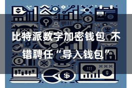 比特派数字加密钱包  不错聘任“导入钱包”
