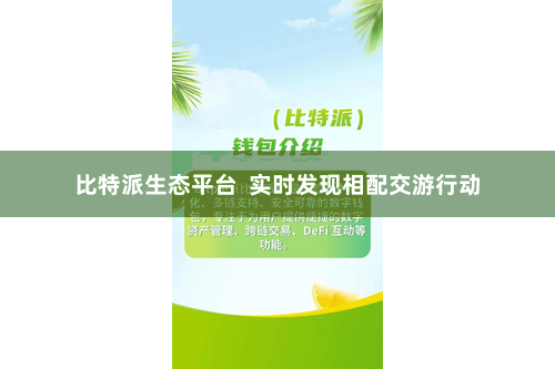 比特派生态平台  实时发现相配交游行动