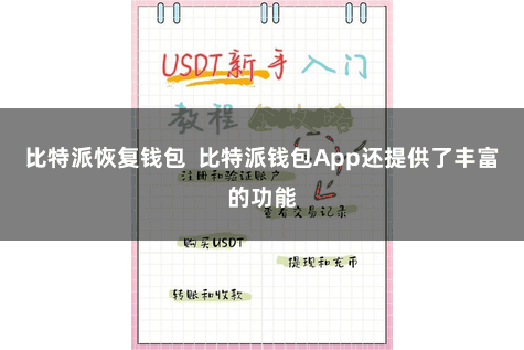 比特派恢复钱包  比特派钱包App还提供了丰富的功能